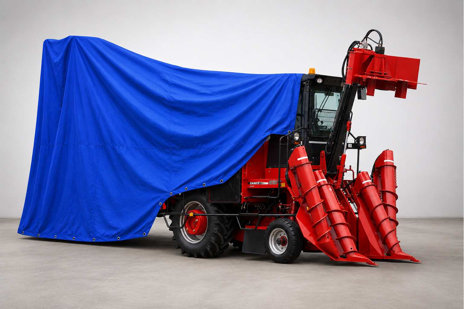 Custom Heavy-Duty Sugarcane Harvester Cover | Custom-Fit Agricultural Machinery Shield